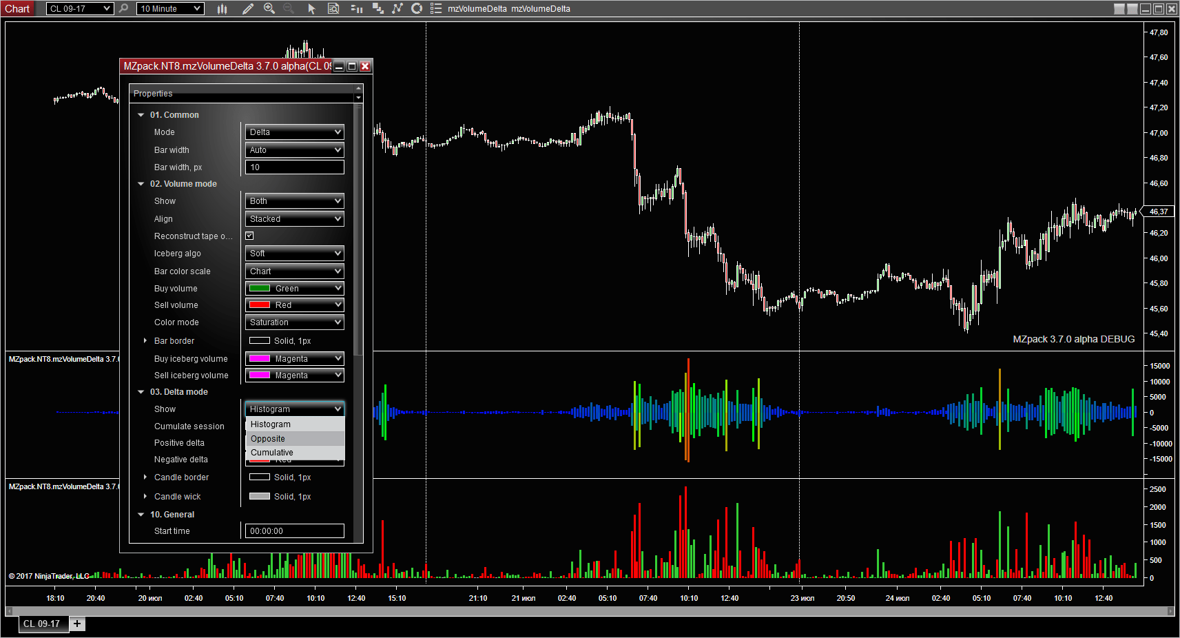 mzVolumeDelta Indicator for NinjaTrader 8 – MZpack for ...