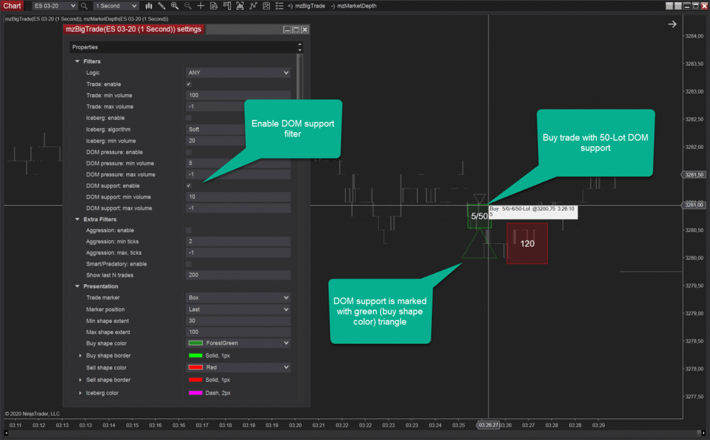 MZpack BigTrade with DOM Support