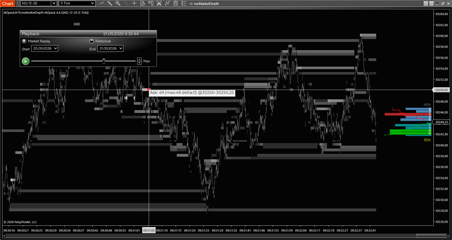 Greyscale Heatmap Mode
